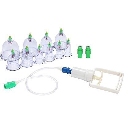 Amazon.co.jp: wudizxcv カッピング 吸い玉 12個セット 真空カッピング